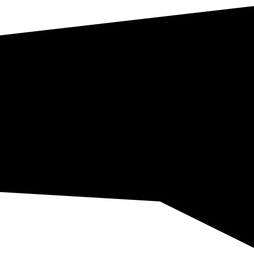 Black speech bubble